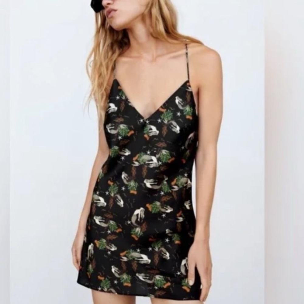 Zara Black Mermaid 🧜‍♀️ Mini Dress